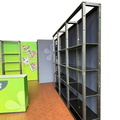 texConnect Textilmessestand mit Kabine und XXL Regalen