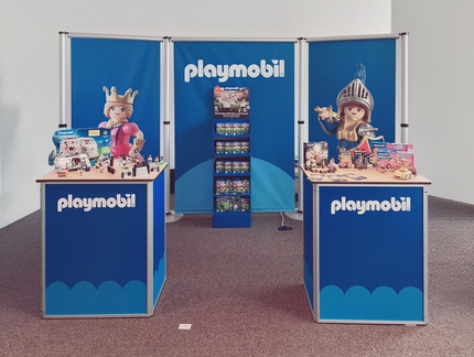 Limbo Rollup Messestand PLAYMOBIL